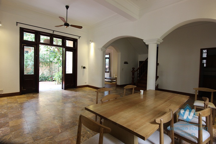 Villa with private swimming pool and large garden for rent in Tay Ho